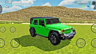 Indian Vehicle: Car Games ( Gadi Game ) Car Wala Game - Modified Thar ROXX - Android Gameplay
