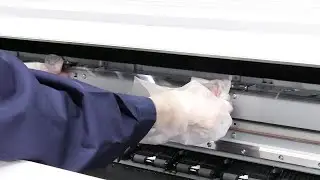 Cleaning the Carriage Scale (Epson SC-S9100 Series/SC-S8100 Series CMP0556-00)