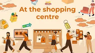 🛍️ At the Shopping Centre Vocabulary for Kids | Learn Places, Clothes & Items in English
