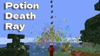 Minecraft but a Potion Death Ray is Chasing me...
