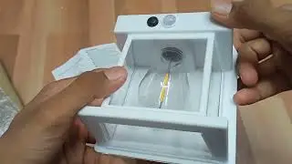 solar interaction wall lamp Unboxing  how to use outdoor lamp and review bk 888 lamp  sensorlight108
