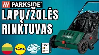 LAPŲ/ŽOLĖS RINKTUVAS Parkside PKM 103 A1 LIETUVIŲ LIETUVA KALBA LIDL