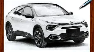 Citroen C4 Pencil Sketch
