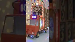 Mini dj truck loading At-New home Making Cardboard Dj truck😱 #diybox