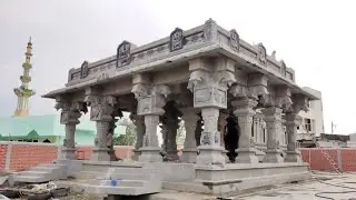 Kanaka Durga Temple (Stone Temple) Construction - Thummala Palem, Guntur District, Andhra Pradesh