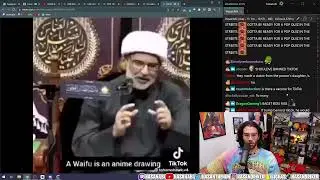 Imam Lectures About The Dangers Of Waifus, Muslim Anima Cartoons | Hasanabi Weeb