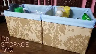 DIY | How to Make Storage Box Out of Cardboard