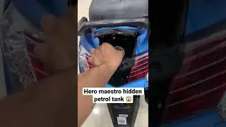 Hero maestro hidden petrol tank #shorts
