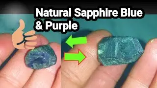 Natural Purple and Blue Sapphire | Uncut and Cut Purple Sapphire | high grade sapphires 