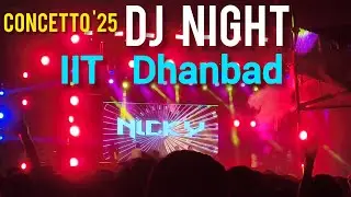 #IIT Dhanbad ||  Concetto 2025 || IIT (ISM) Dhanbad ||  DJ night in IIT Dhanbad #iit #iitdhanbad 