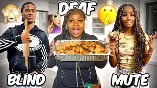 DEAF , MUTE , BLIND WITH @romantoolit @Itsprettyzaza *things got spicy 👀☕️*