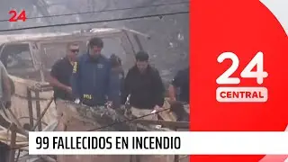 99 fallecidos en incendios: la peor tragedia desde el terremoto de 2010 | 24 Horas TVN Chile