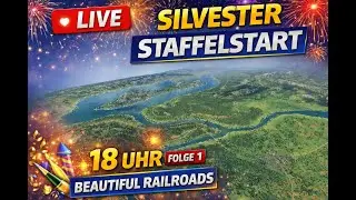 🚆 Transport Fever 2 🔴LIVE🔴 | Staffelstart an Silvester 🎆 | Beautiful Railroads Map | RayzzerZockt