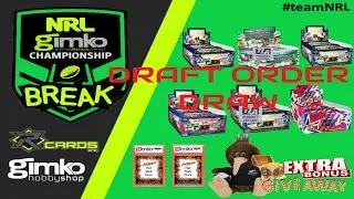 #2489 NRL 2025 CHAMPIONSHIP DRAFT ORDER DRAW  - Live Card Break (10/12/2025)