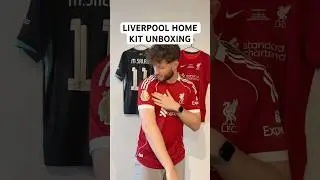 Liverpool Home Kit UNBOXING #liverpool #lfc #liverpoolfc