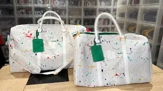 Дорожная сумка Jordan Monogram «Paint Splatter» 25 л (один размер) FJ6787-133 и 40 л (большой раз...