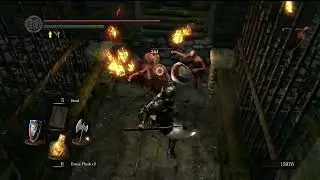 Dark Souls Remastered | Black Leather set in Lower Undead Burg starting from Taurus Demon boss area