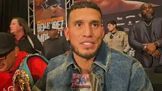 David Benavidez REVEALS words exchanged with David Morrell at final face off #davidbenavidez