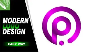 P Logo Design | New Logo Design | Alphabet Logo Design | Zohaib Graphics#corel#coreldraw#logodesign
