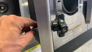 Milnor door handle diagnosis and repair. Milnor E-1 Error E1
