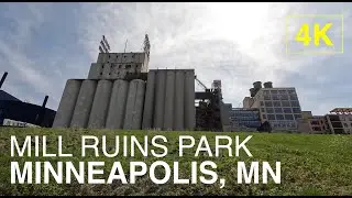 MINNEAPOLIS | Mill Ruins Park | 4K Walk