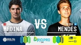 Gabriel Medina vs. Jesse Mendes - Round Two, Heat 3 - Oi Rio Pro 2017