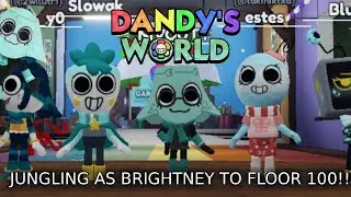 🔴 JUNGLING TO FLOOR 100 AS BRIGHTNEY!! 🌟 🏆 | 15 FLOORS LEFT 👀  | Dandy's World 🔴