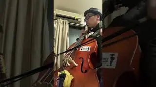 チェロ 375日目 バッハ プレリュード self-learning cello day375 Bach Prelude in G major