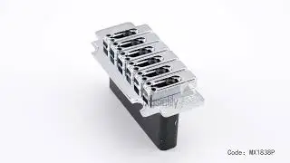 Wilkinson WVS50K 54mm 2-Point Locking Saddle Tremolo Bridge for Squier Strat Electric Guitar 360show