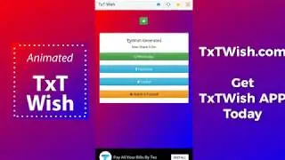 TxTWish App Awesome Animated Text Greetings App (Text Greetings Maker)