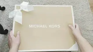 UNBOXING Michael Kors Hudson Pebbled Leather Backpack