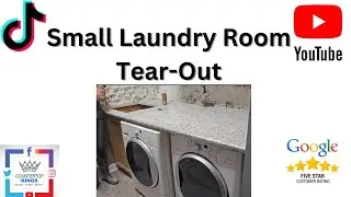 Small Laundry Room Tear-Out