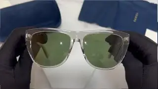 Unboxing Gucci Sunglasses Men's GG0926S 003 Grey-Green 57-16-145mm