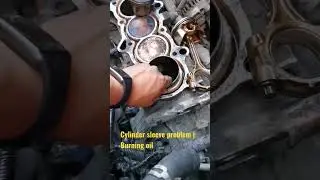 Cylinder sleeve problem #carfix #car #repair #suzukiswift #automobile