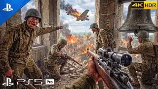 THE MOST VIOLENT BATTLE IN WWII (PS5) ULTRA Realistic Gameplay [ 4K 60FPS HDR ] Call of Duty