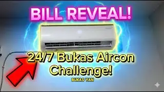 Bukas Aircon 24/7 Challenge! Magkano Ang Bill? TCL Split Type Introvert AC Review 2025!