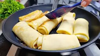 Нежные блинчики с паштетной начинкой из печени и сердечек 🥞🍗
