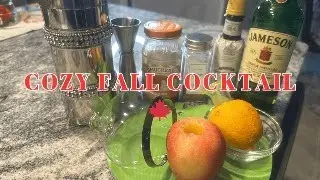Cozy Caramel Apple Whiskey Sour 🍁 | Vlogtober Kickoff + October Journal Deal