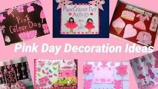 Creative Pink Day Soft Board Decoration Ideas | Easy & Aesthetic Designs