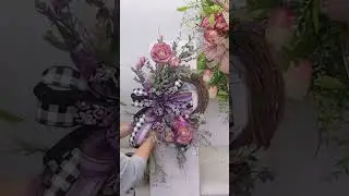 Lavender Mixed Garden Floral Wreath Kit | DIY Spring & Summer Wreath Design