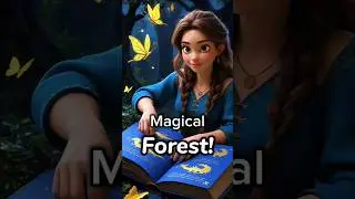 Magical Dark Forest🌳!#magical #story #forest #bedtimestory #magic #storytime#fairytales #shorts #fyp