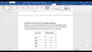 Operating System | Computer Science | Lab-3