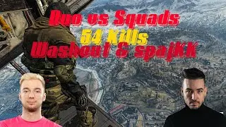 COD: Warzone - DUO vs SQUAD - 54 HIGHKILL GAME | spajKK & Washout