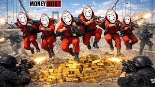 PARKOUR VS MONEY HEIST: Money Heist Crew Breaks Into Police HQ for Cash and Rescue | Epic POV