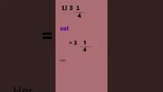 How to convert Mixed Fraction to Improper Fraction.#shorts #snfmentor #maths #fractions