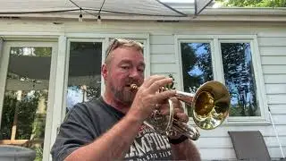 Antoine Courtois cornet with shepherds crook 4 sale