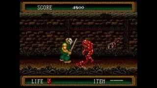 Video Game Deaths: Splatterhouse 2 (Sega Genesis) (Death Animation/Game Over)