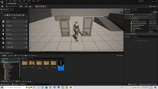 UNREAL ENGİNE 5...(ortadan a&ccedil;ılan otomatik kapı sistemi)