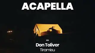 ACAPELLA BEAT : Tiramisu - Don Toliver (BPM 59, key C# minor )