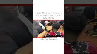 &ndash; Client sees final cut: &ldquo;I&rsquo;m never going back&rdquo; reaction